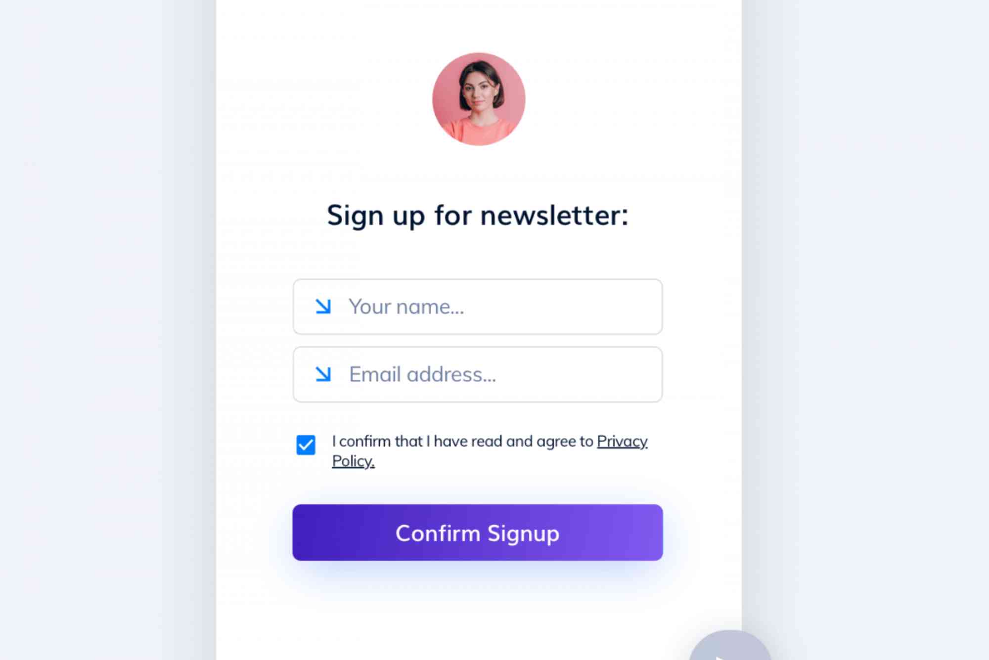 Email Sign Up