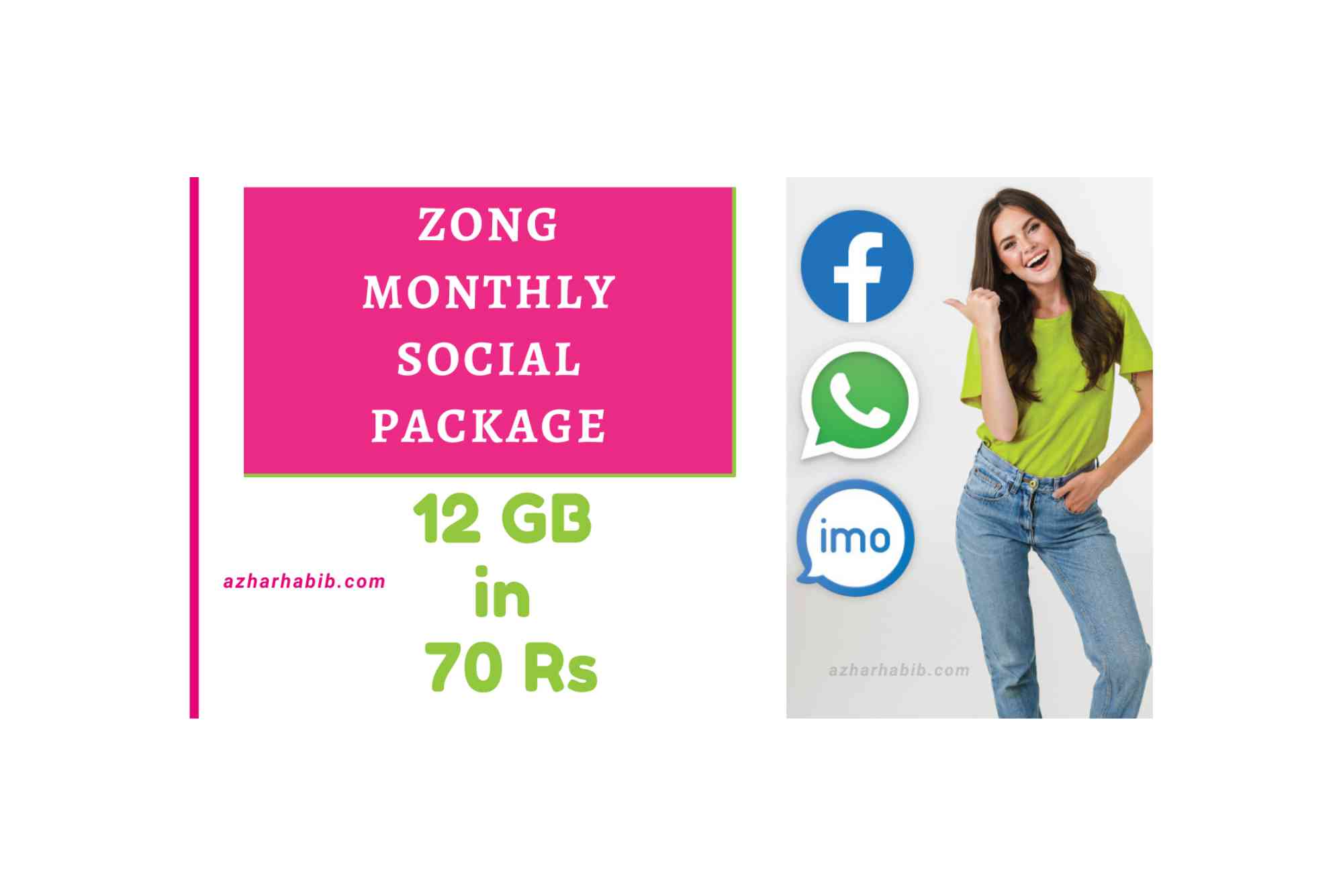 Zong Monthly Social Package