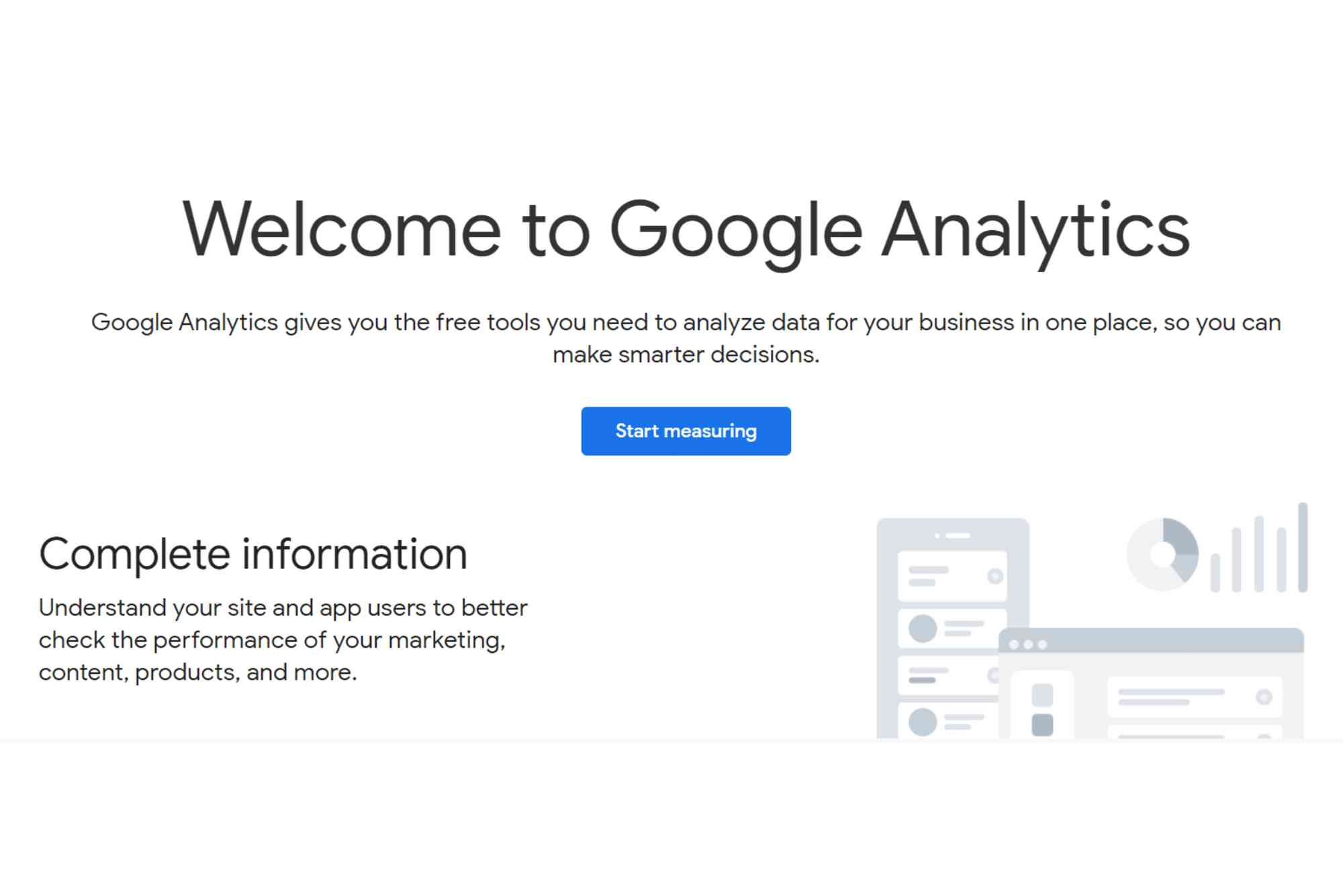 Google Analytics Sign In