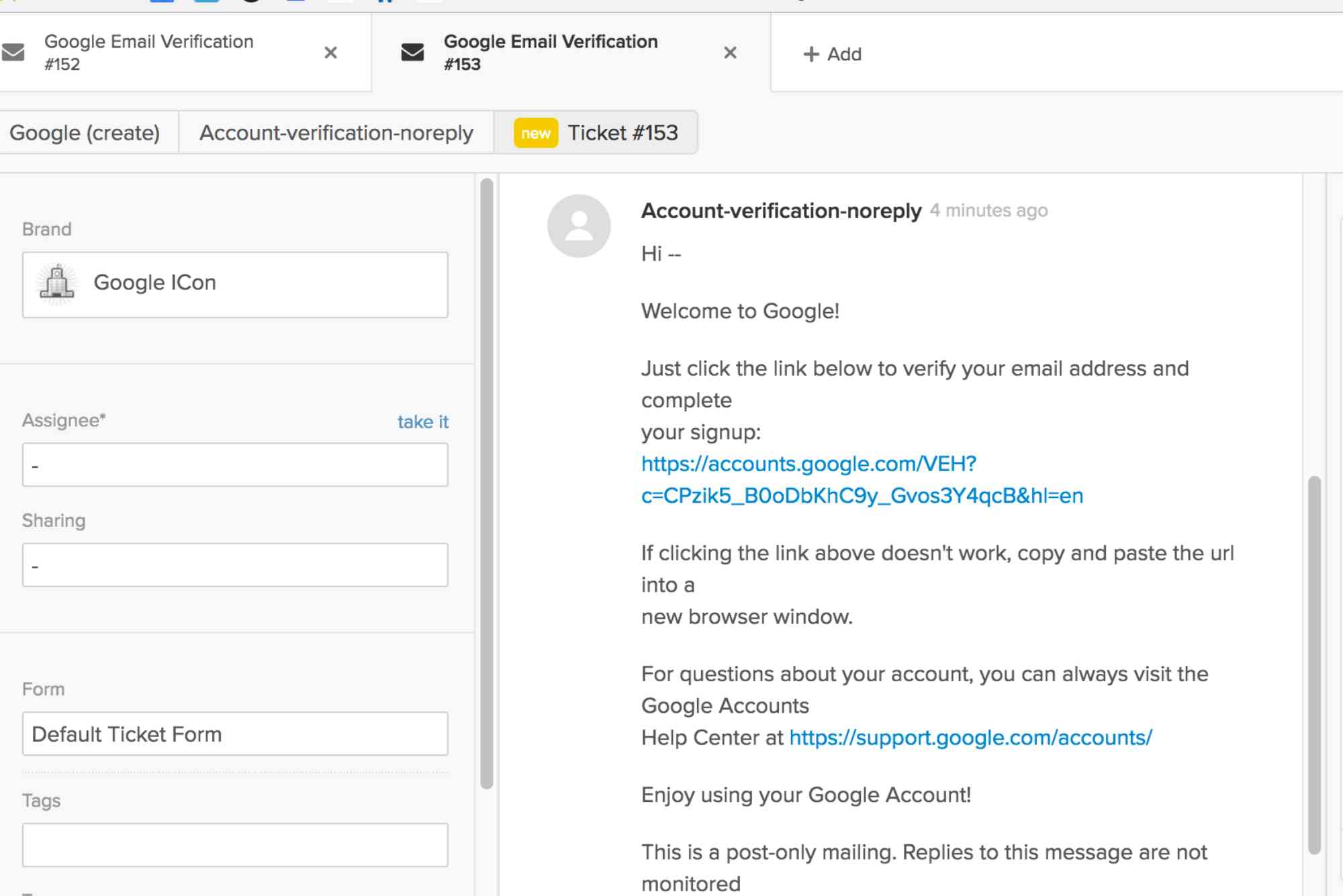 Google Support Email