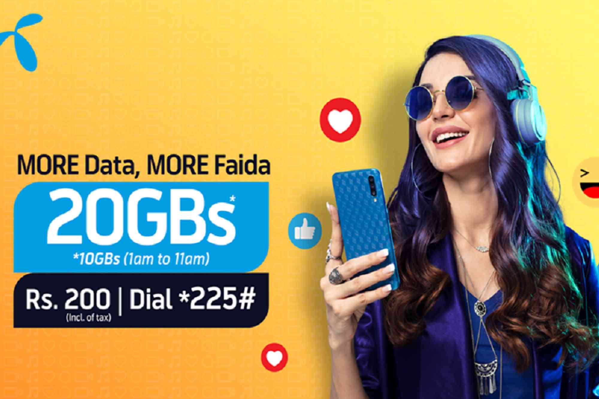 Telenor Social Package Monthly Code