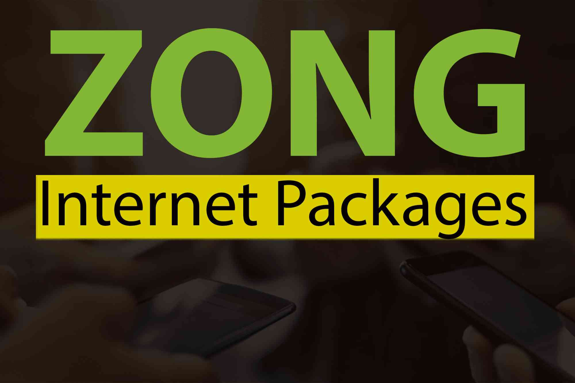 Zong Social Package Monthly Code