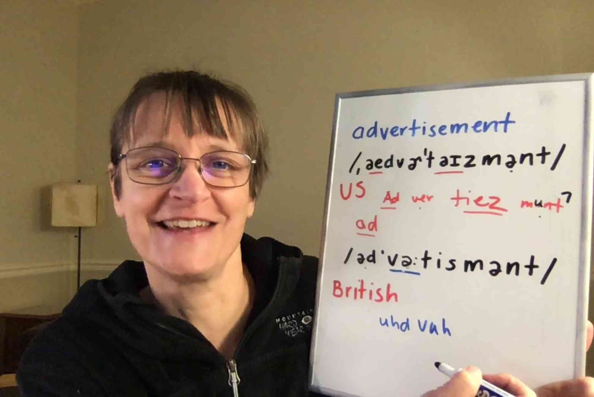 Advertisement British Pronunciation