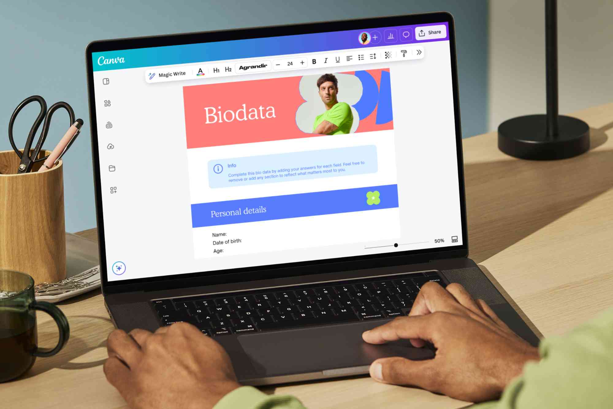 Write My Bio for a Content Writer