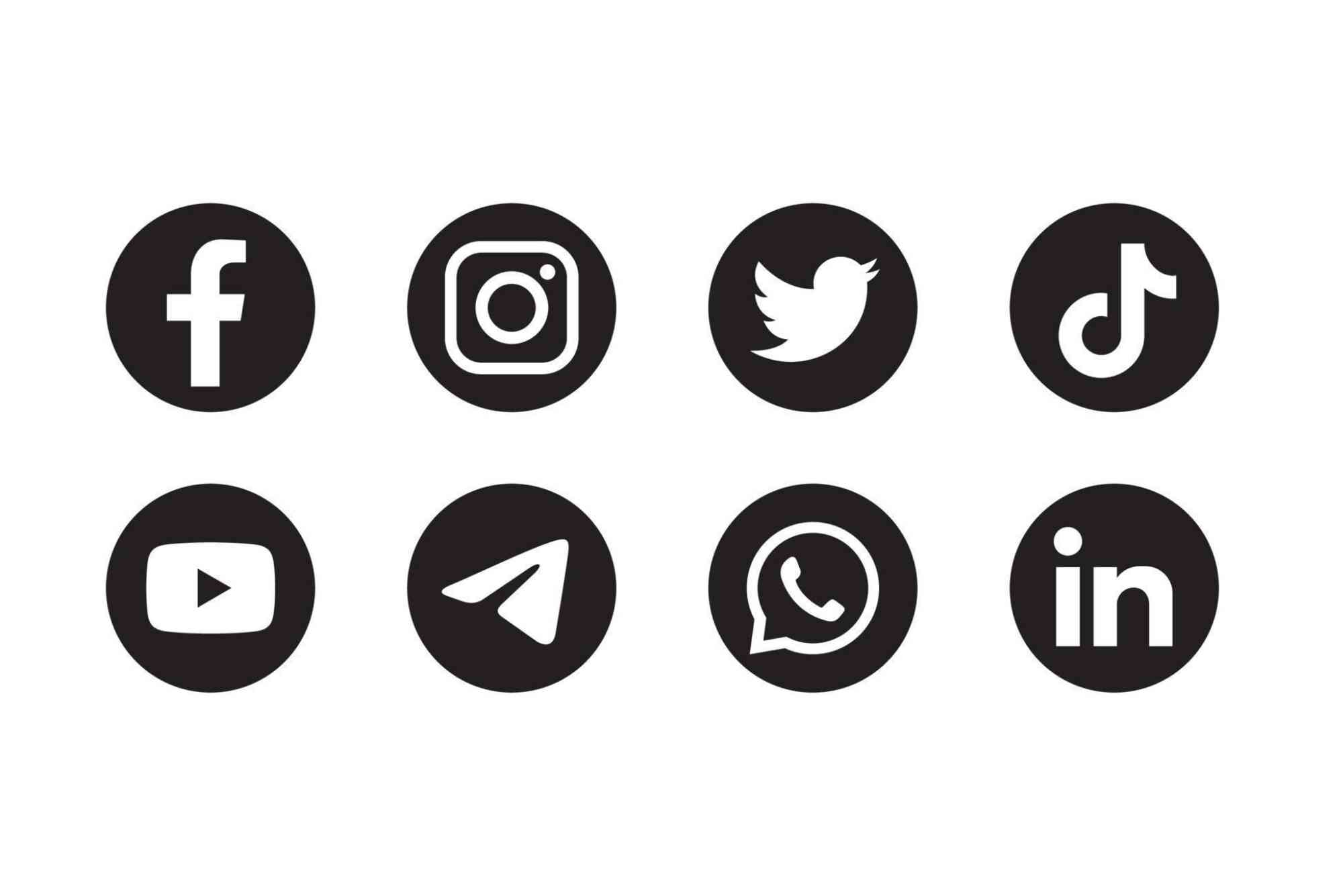 Social Icons PNG
