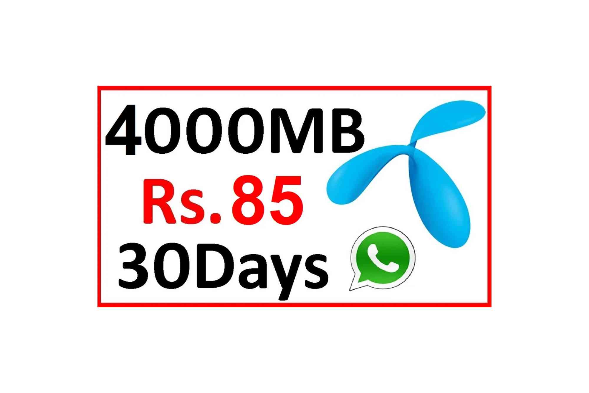 Telenor Monthly Social Package Code