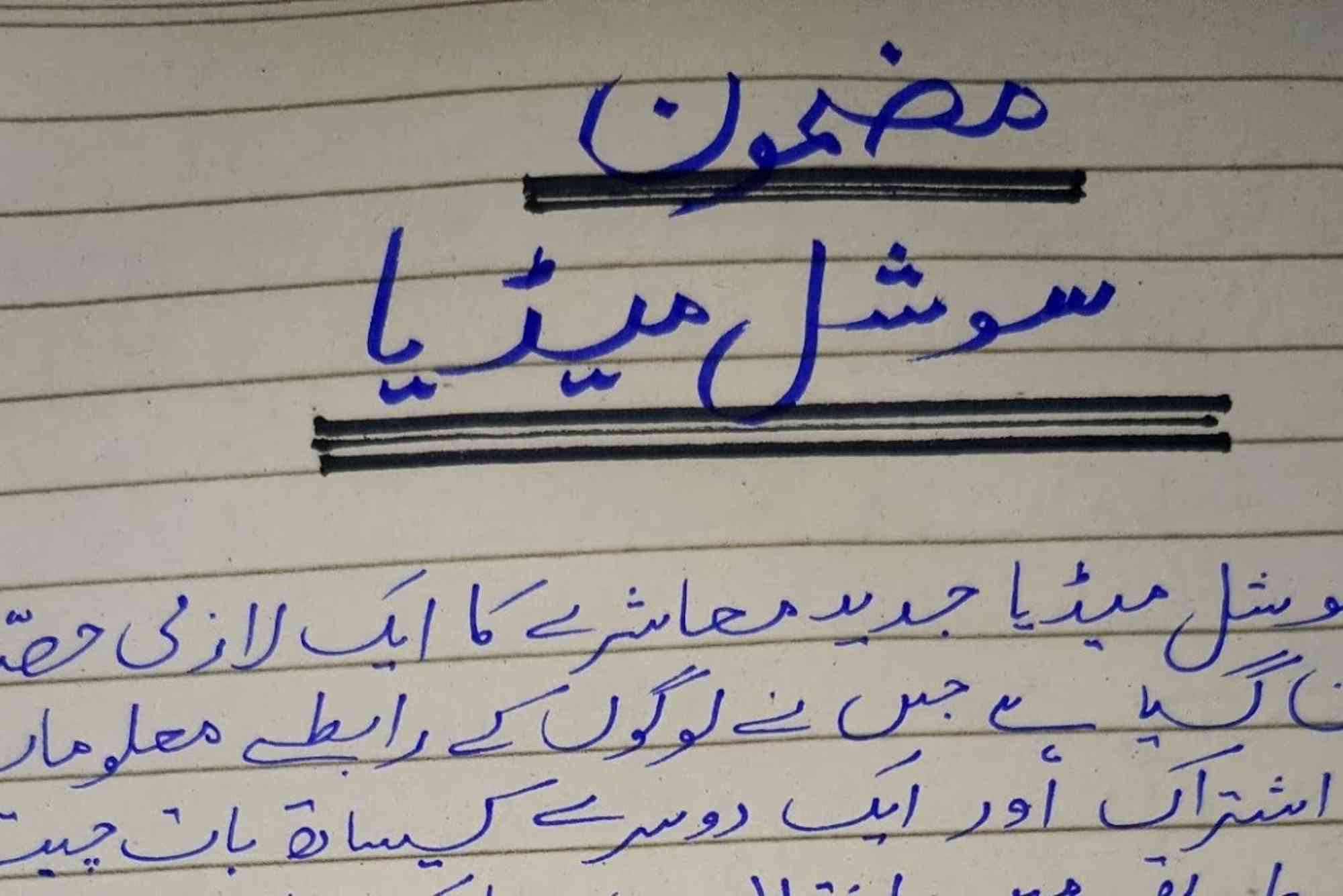 Social Media Essay In Urdu
