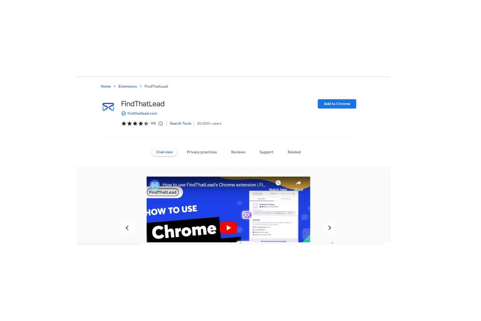 Email Finder Chrome Extension